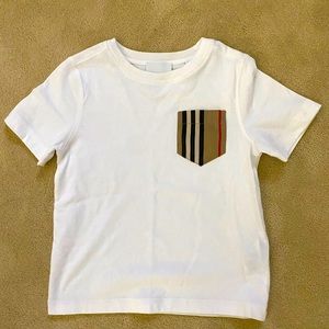 Check Pocket Cotton Kids T-shirt size 4Y